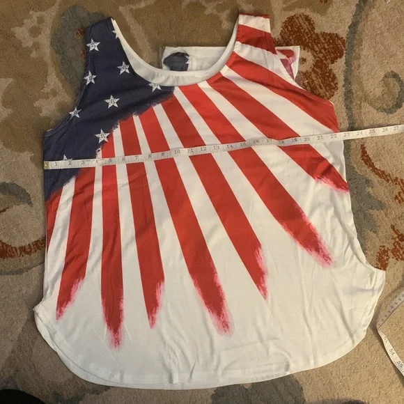 Blouse tank top NWOT 2XL comfortable, loose fit! Dressed up or casual - Picture 2 of 5